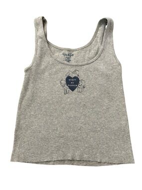John Galt Brandy Melville Baby Tank Top Sweet as Heaven Graphic One Size